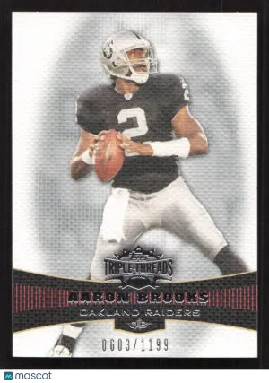 2006 Topps Triple Threads Aaron Brooks #53 SN