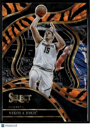 Nikola Jokić 2024 Panini Select Tiger Prizm Denver Nuggets