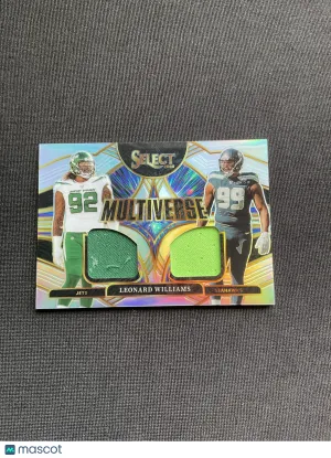 2026 Panini Select Leonard Williams #MVJ-LWS /149 Memorabilia