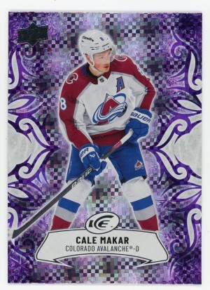 2024-25 UD Ice Cale Makar Purple