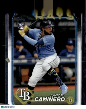 2024 Topps Series Two Junior Caminero #628 Blue