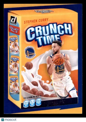 2020-21 Donruss Stephen Curry #10 Crunch Time