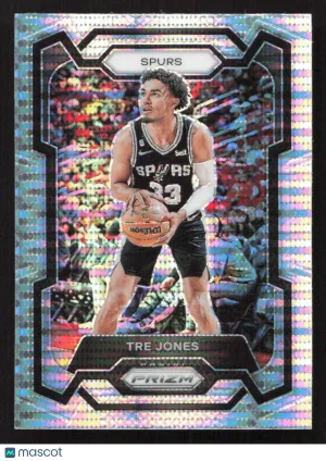 2023-24 Panini Prizm Tre Jones #232 Prizms Pulsar