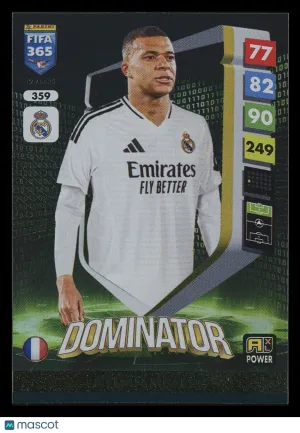 Kylian Mbappe 2025 Panini Adrenalyn XL FIFA 365 #359 Real Madrid