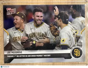 2021 Topps Now Joe Musgrove #58