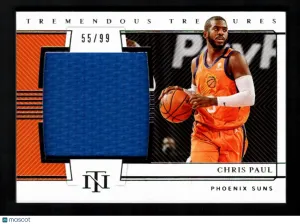 Chris Paul 2020-21 National Treasures Tremendous Treasures /99 Game-Used Patch
