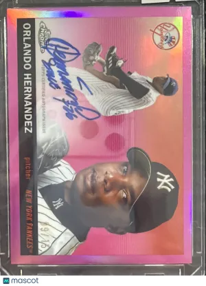 2025 Topps Chrome Platinum Orlando Hernandez #CPA-OH Pink Refractor /15