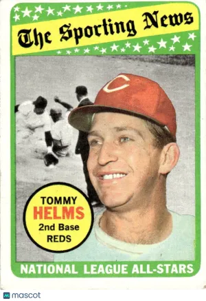 1969 Baseball Card Tommy Helms #418