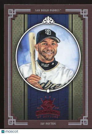 2005 Donruss Diamond Kings Jay Payton #186 Framed Red