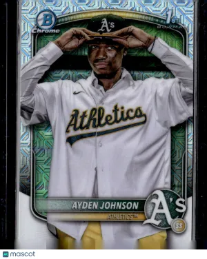2025 Bowman Chrome Ayden Johnson #BCP-197 Mega Box Mojo Refractor