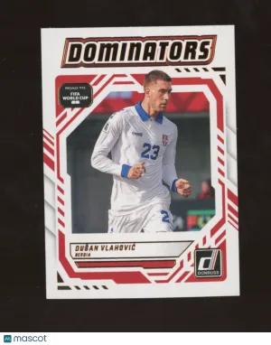 Dusan Vlahovic 2025 Panini Donruss Road to FIFA World Cup 26 #20 Dominators Serbia