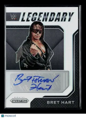 2022 Panini Prizm WWE Bret Hart #LS-BHT Auto