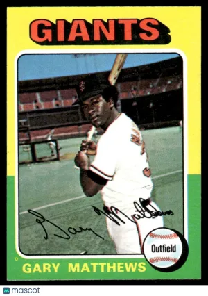 1975 Baseball Card Gary Matthews #79
