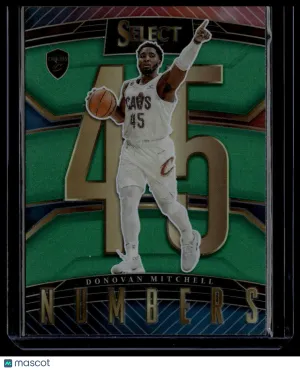 2023 Panini Select Donovan Mitchell #21 Green Prizm