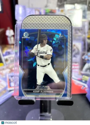 2023 Bowman Draft Chrome Kemp Alderman Sapphire Miami Marlins