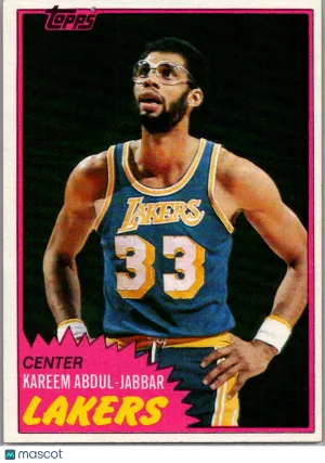 1981 Topps Kareem Abdul-Jabbar #20