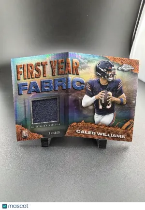 2024 Topps Chrome Football First Year Fabric Caleb Williams #FYF-CW RC Memorabilia