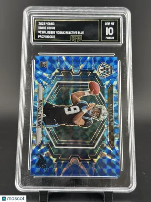 2023 Panini Mosaic Bryce Young #ND-2 Blue Genesis RC GMA 10