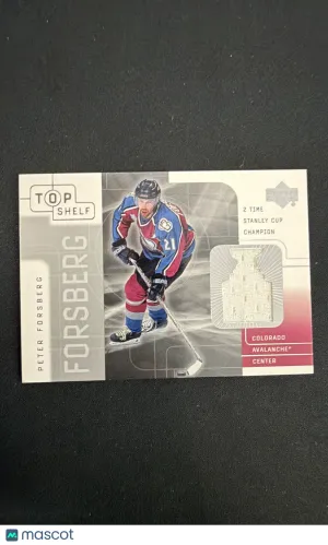 2001-02 Upper Deck Top Shelf Peter Forsberg #PF [Base] Memorabilia Insert
