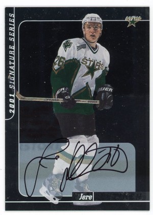 2000-01 Be a Player Jere Lehtinen Signature Series Autograph