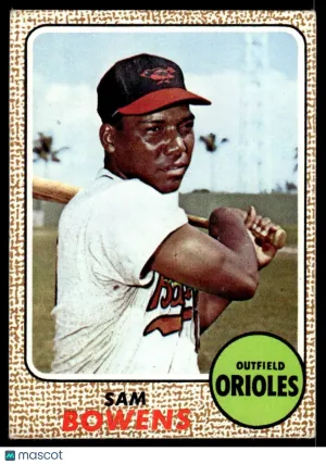 1968 Baseball Card Sam Bowens #82