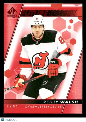 2022-23 SP Authentic Reilly Walsh #126 Limited Red
