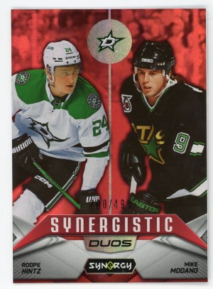 2024-25 Upper Deck Synergy Roope Hintz Mike Modano Synergistic Duos /499
