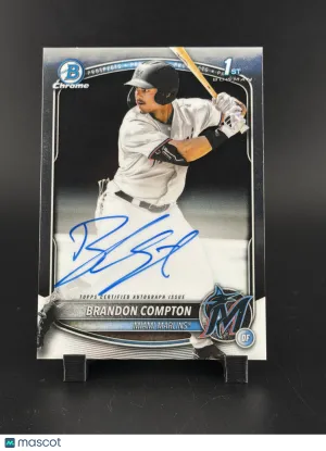 2025 Bowman Chrome Brandon Compton #CPA-BCO Black