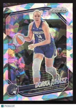 2025 Panini Prizm WNBA Dorka Juhasz #109 Ice Prizms