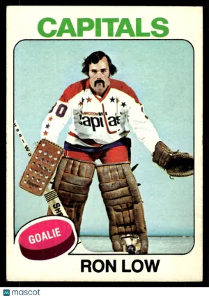 1975 Hockey Card Ron Low #25