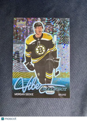 2026-27 Upper Deck Series 1 Morgan Geekie #VC-3 Vibe Check Speckle