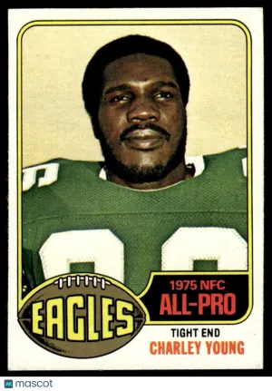 1976 Football Card Charley Young #20