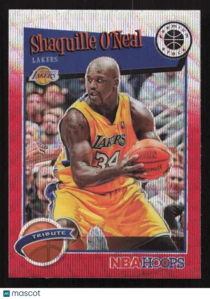 2019-20 Hoops Premium Stock Shaquille O'Neal #283 Prizms Red Wave