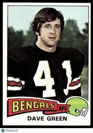 1975 Football Dave Green #394