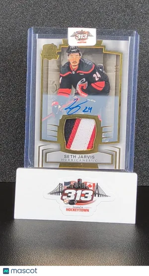 2024-25 Upper Deck The Cup Seth Jarvis #78 Gold Foil /8 Patch