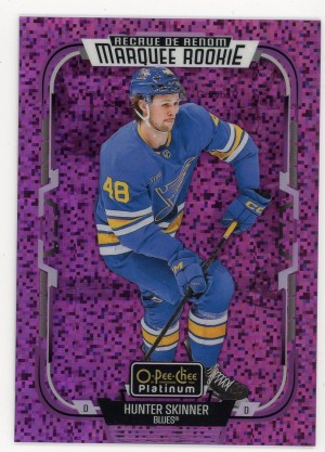 2025-26 O-Pee-Chee Platinum Hunter Skinner Rookie Violet Pixels /299