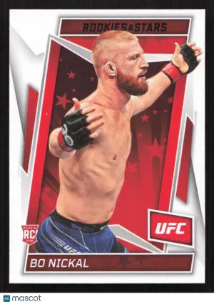 2023 Panini Chronicles UFC Bo Nickal #185 Rookie MMA Card