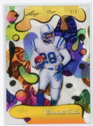 2025 Leaf Pure #PB-171 Marshall Faulk 1/1