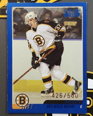 2003-04 OPC O-Pee-Chee Blue /500 RC Rookie #331 Patrice Bergeron