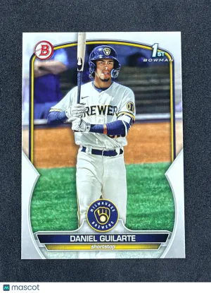 2023 Bowman BP-21 Daniel Guilarte Prospects Milwaukee Brewers
