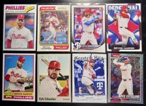 Philadelphia Phillies/ 8 Card Lot