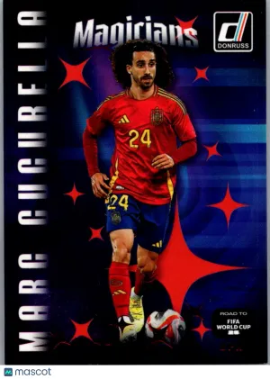 2025 Panini Donruss Road to FIFA World Cup 26 Marc Cucurella #8 Red Magicians