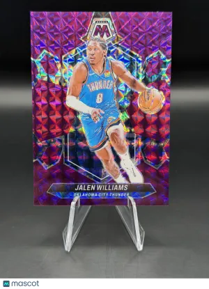 Jalen Williams 2023-24 Mosaic #41 Purple Mosaic 61/99 - Oklahoma City Thunder