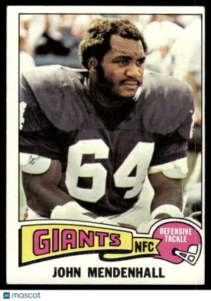 1975 Football John Mendenhall #29