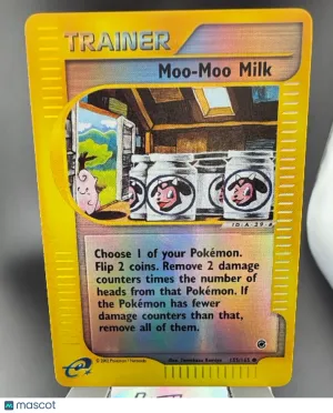 2002 Expedition Base Set Moo-Moo Milk Reverse Holo #155/165