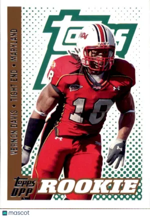 Topps Draft Picks & Prospects DPP #145 Vernon Davis Maryland Terrapins Football Rookie Card