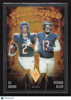 2024 Panini Phoenix DJ Moore / Keenan Allen #TT-CHI Treasured Tandems