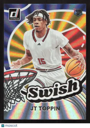 2025-26 Donruss JT Toppin #18 Swish Holo Laser