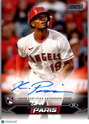 2024 Topps Stadium Club Kyren Paris #SCBA-KP RC Auto