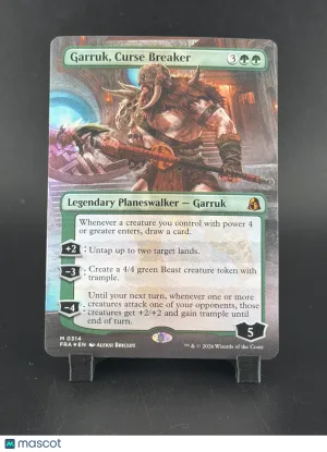 Magic: The Gathering Foundations Garruk, Curse Breaker Garruk Foil Extended Art Borderless